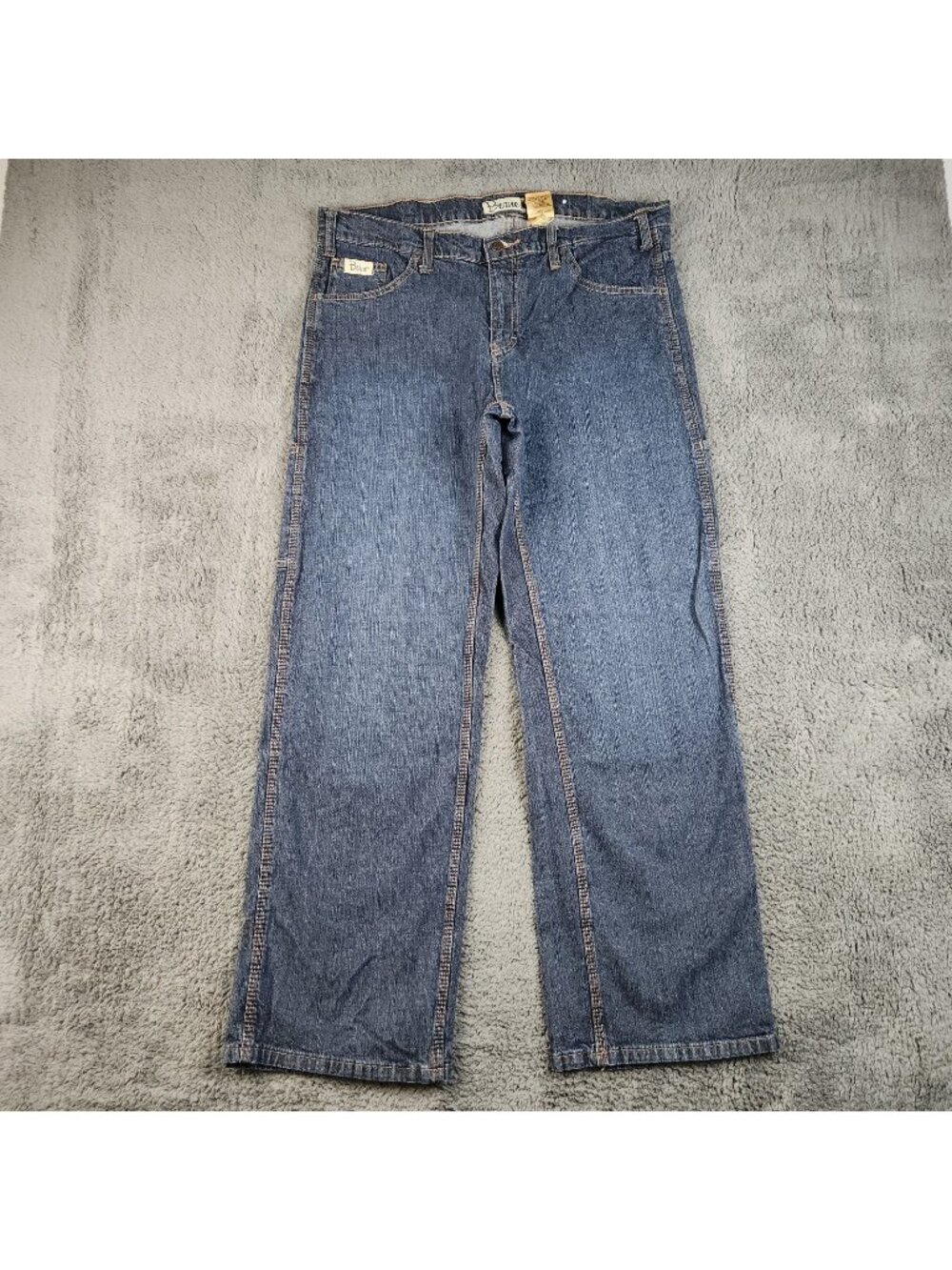 Berne‎ Relaxed Fit Straight Leg Workwear Denim Jeans Women's 14S Ladies Outdoors